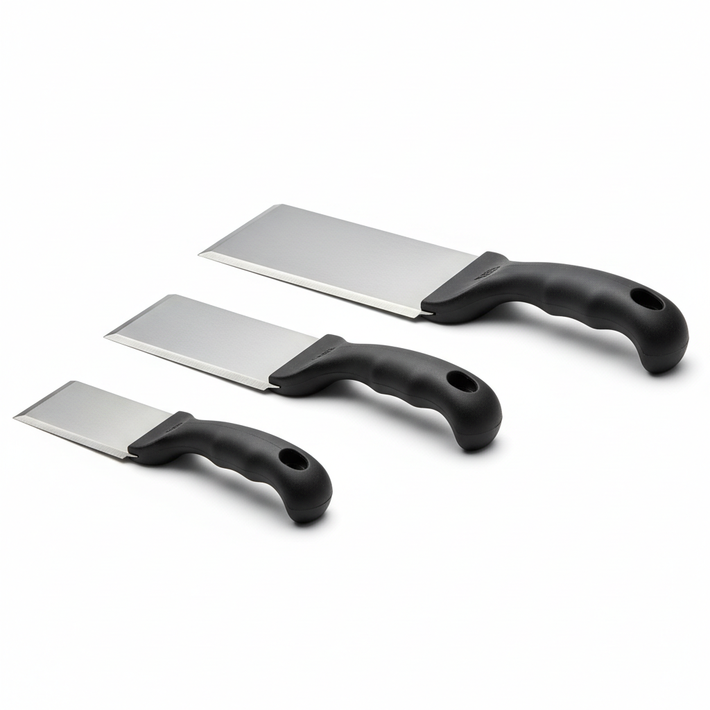 Heavy-Duty Scraper Set — 3 Sizes