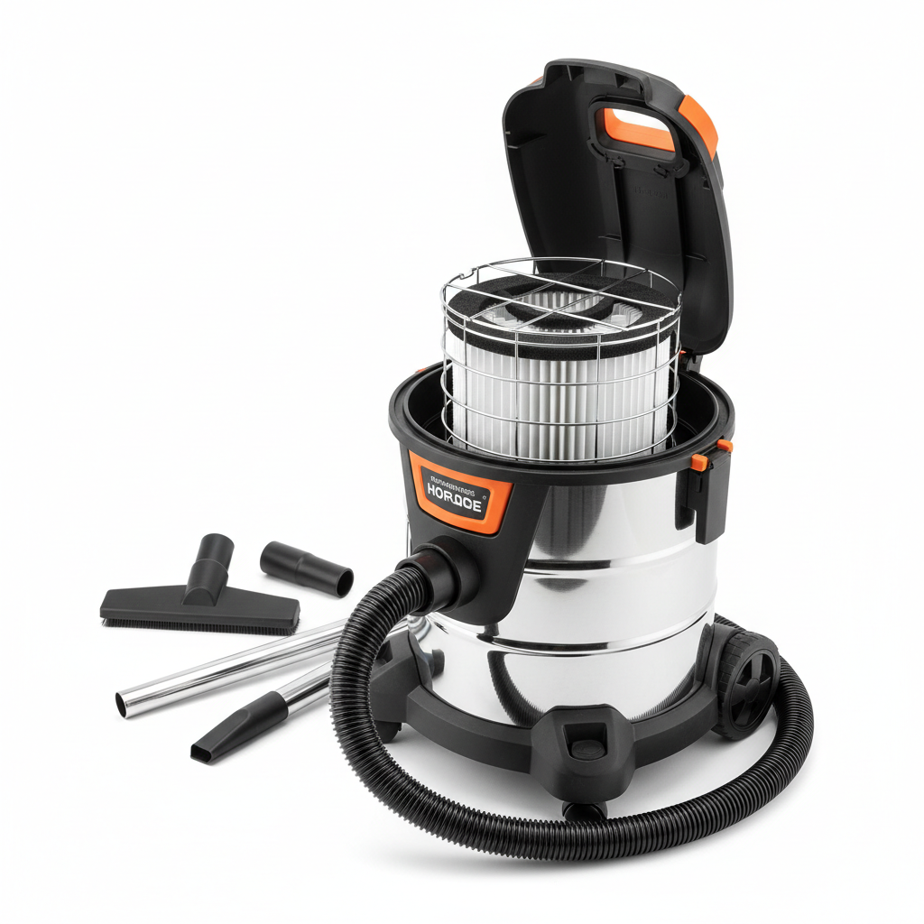 Industrial Wet/Dry Vacuum — 5 Gallon Compact