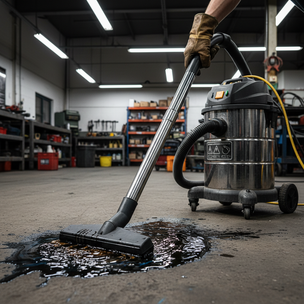 Industrial Wet/Dry Vacuum — 5 Gallon Compact