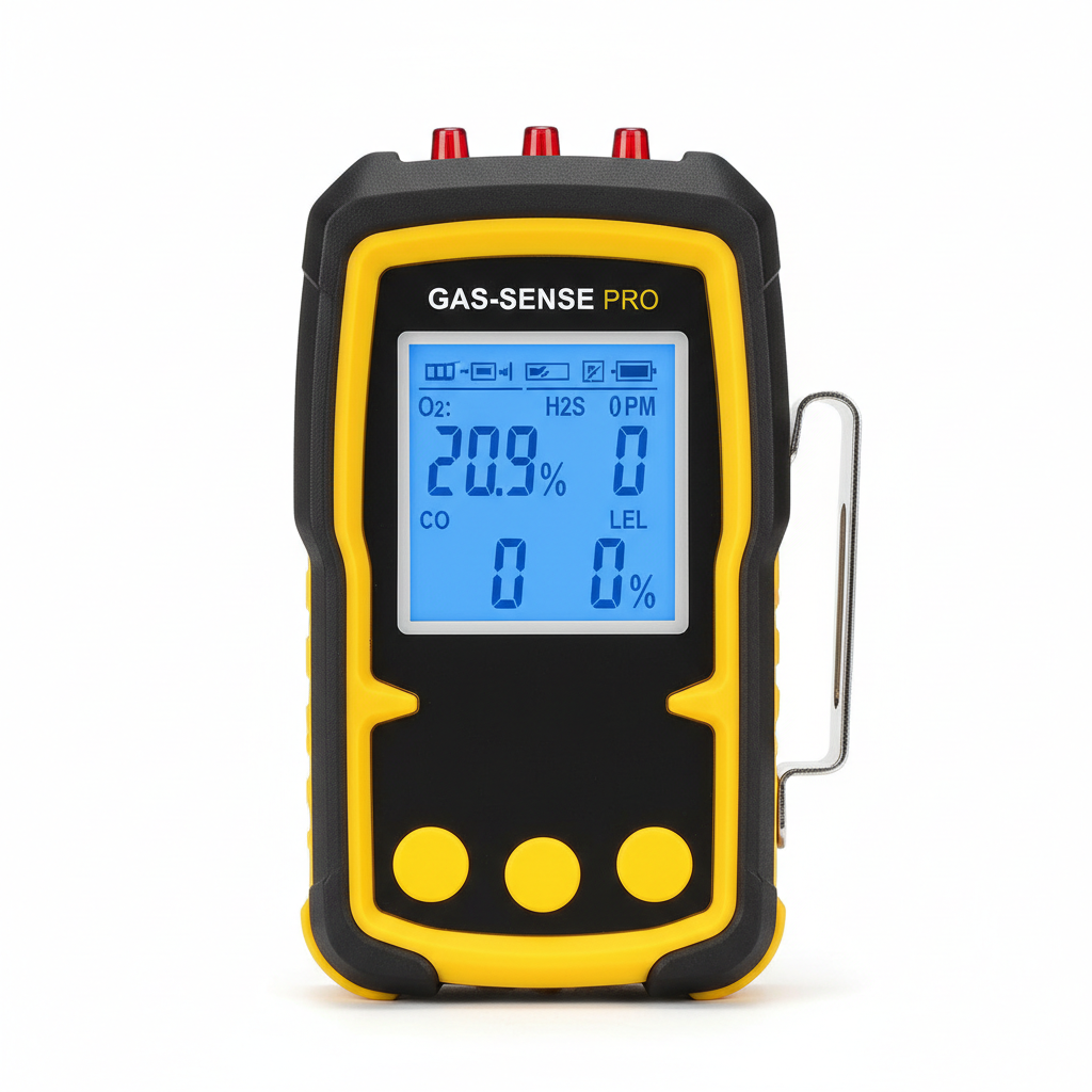 Multi-Gas Detector — Portable 4-Gas Monitor