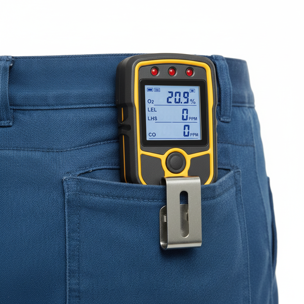 Multi-Gas Detector — Portable 4-Gas Monitor