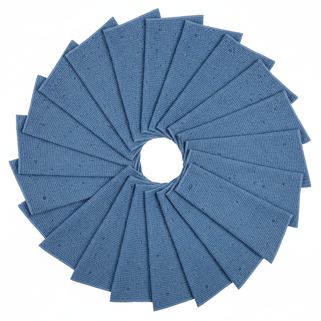 Oil-Absorbent Shop Rags — 25 Pack