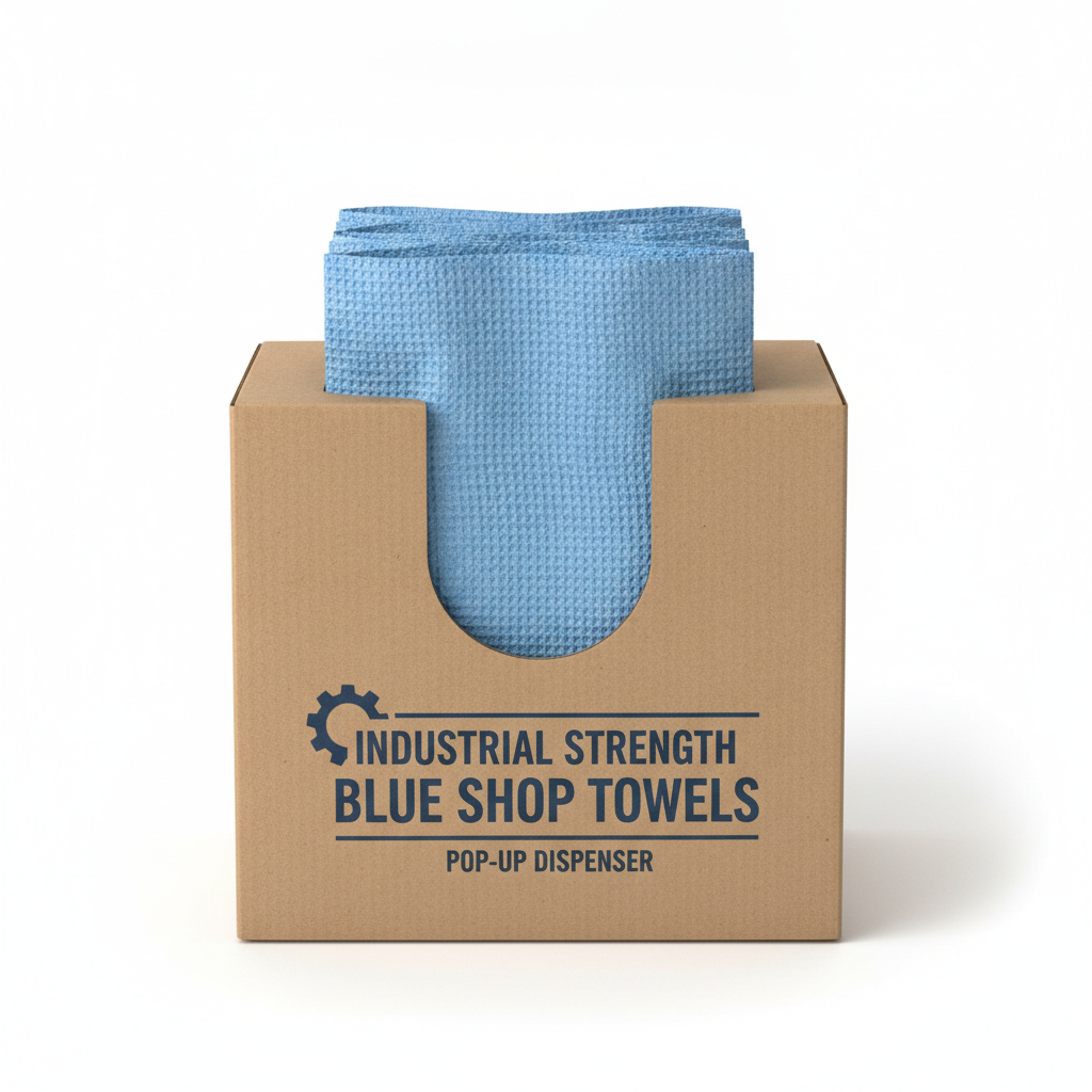 Shop Towel Dispenser Box — 200 Count